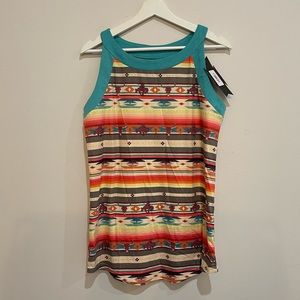 NEW Crazy Train Ranch Hand Summer Tank Top in Sz Small